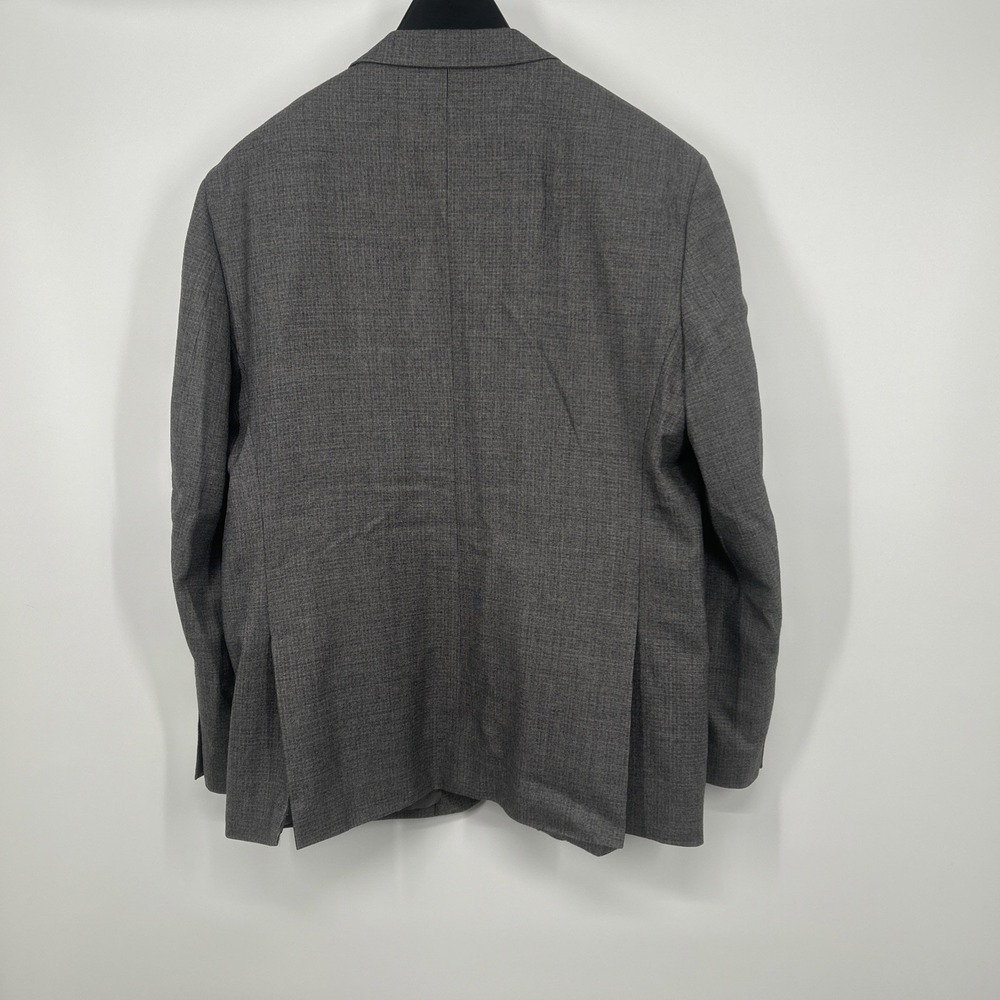 Jos. A. Bank 1905 Collection Grey Wool Blazer Sport Coat Mens 46R Micro Check - Picture 7 of 12